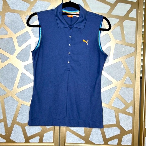 Puma Dry Cell Golf Shirt Blue Koolina Golf Course‎ Hawaii - Picture 1 of 5